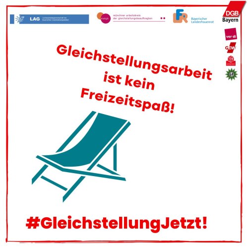 GleichstellungJetzt 'Gleichstellungsrabeit ist kein Freizeitspaß'