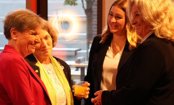 Präsidentin Monika Meier-Pojda im Gespräch