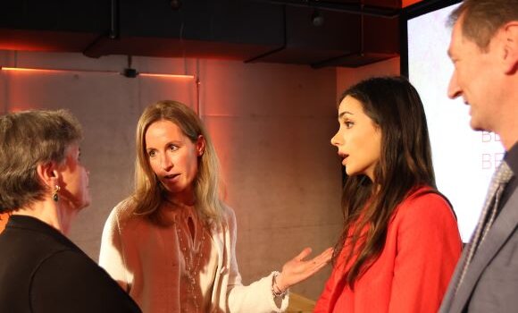 Präsidentin im Gespräch mit Katharina Dahm, Annahita Esmailzadeh und Carsten Wippermann